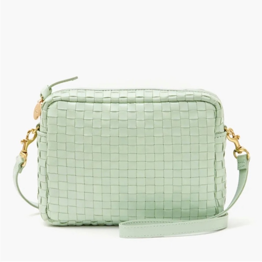 Clare V Woven Midi Sac - Mint